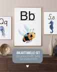 Anlauttabelle-Set | Druckschrift, SAS, Grundschrift