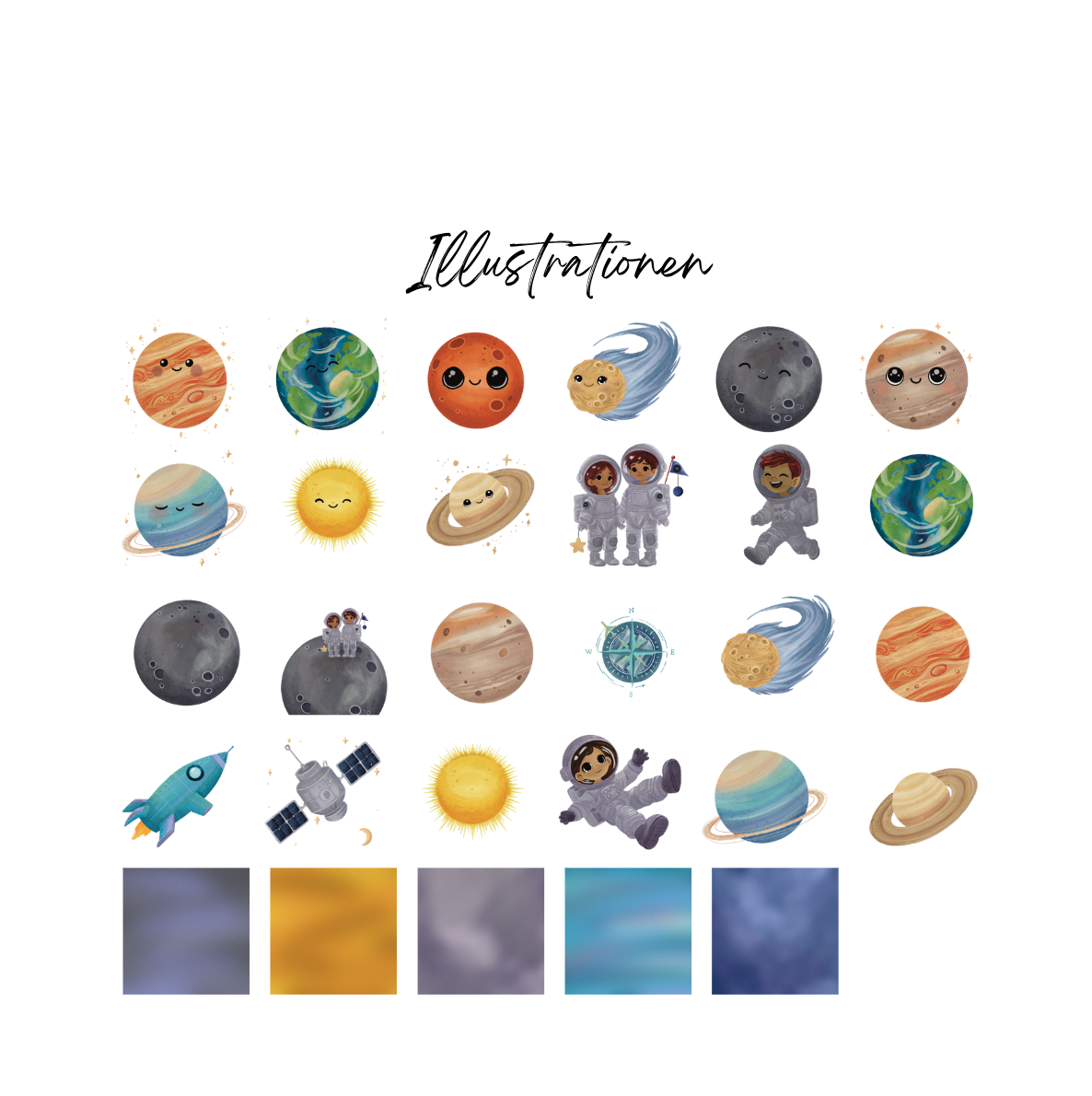 Illustrationen | Mission Weltall