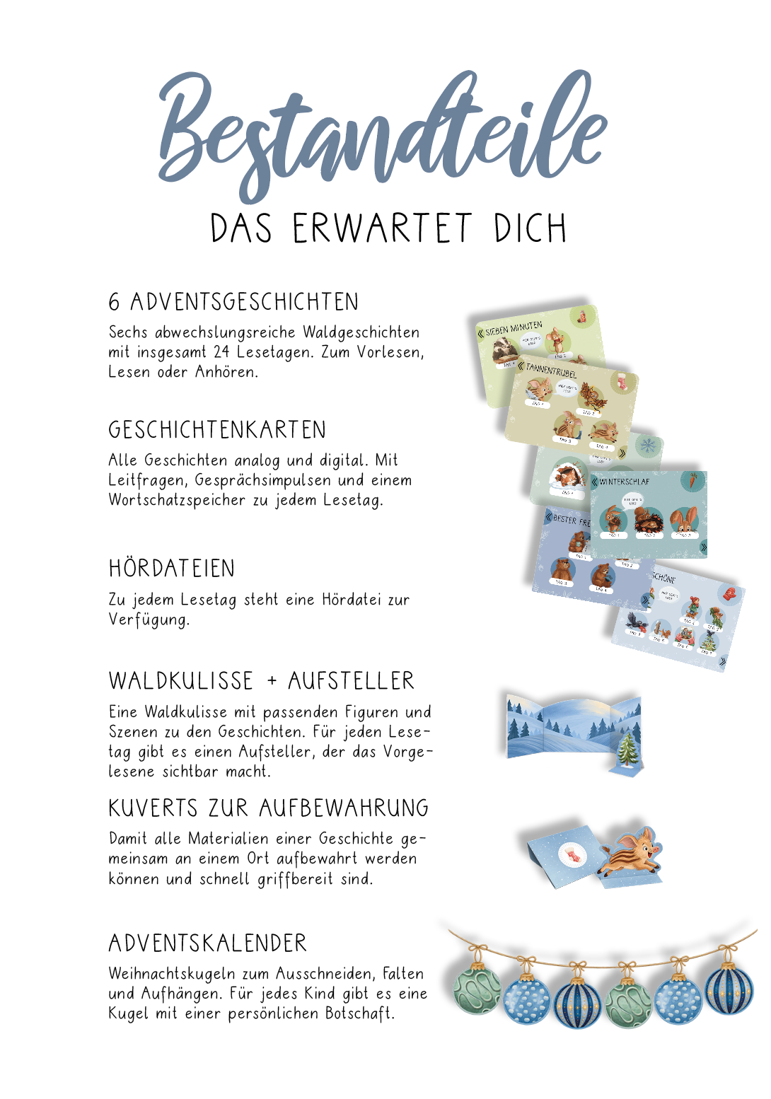 Adventspaket | Zauberwald für die 1.–4. Klasse LESEPROBE